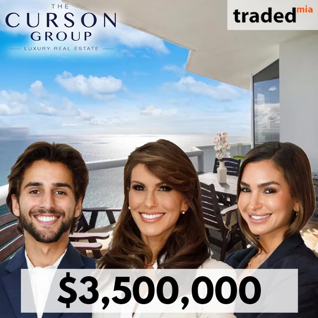 Laura, Mia, And Chase Curson, Of Coldwell Banker, Close $3.5M Condo Sale In Miami Beach