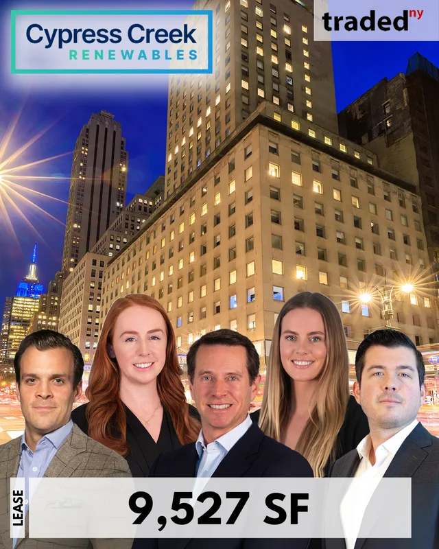 Cypress Creek Renewables Leases 9,527 Sq. Ft. Office Space At 530 Fifth Avenue, Manhattan