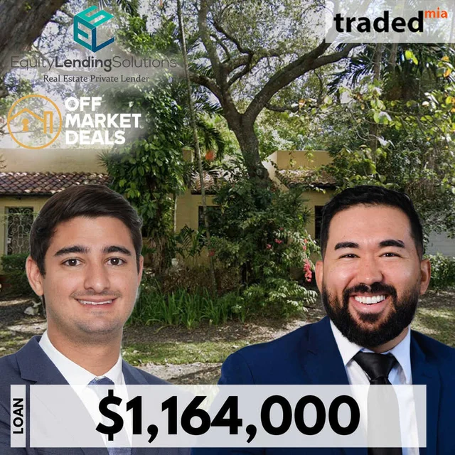 Equity Lending Solutions Provides $1.164M Bridge Loan For Coral Gables SFR