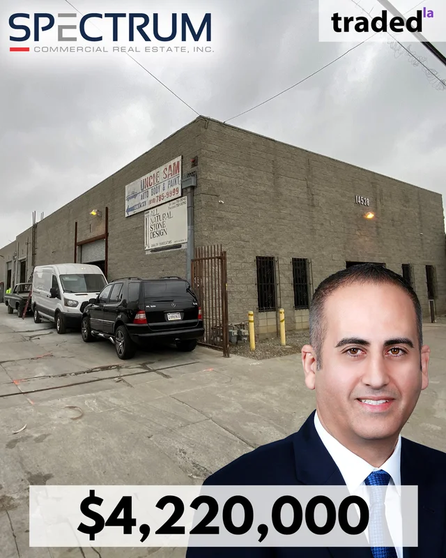 Yair Haimoff Of Spectrum Commercial Real Estate Represents Sale Of Industrial Asset In Van Nuys For $4.22M