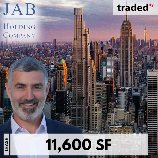 JAB Holding Co Leases 11600 Square Feet Office Space From Josh Rabina In Manhattan