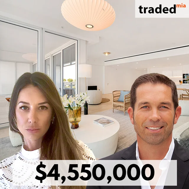 Andre Duek &amp; Carolina Lara Of Duek Lara Group Acquire $18.5M Condo At The Surf Club By Four Seasons In Surfside