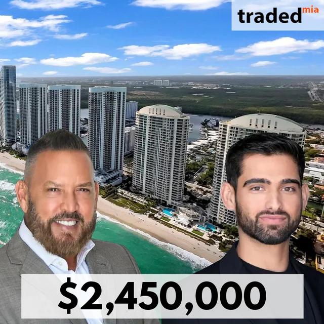 Robert Williams Purchases Sunny Isles Beach Condo From Gyan Florida For $2.45M With Broker Representation
