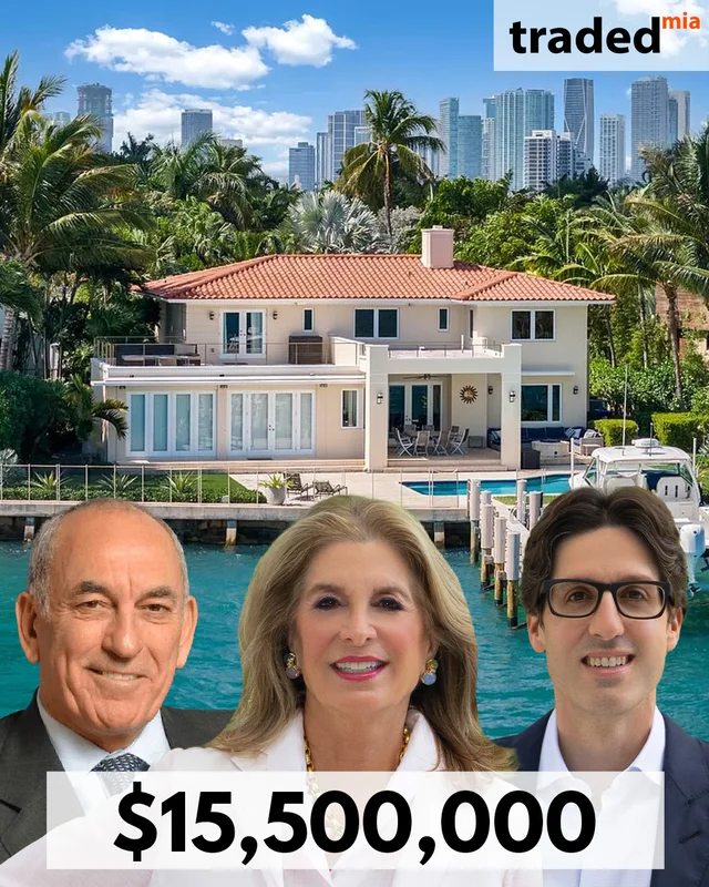 Empresas FPY Purchases Waterfront Home From David And Nina Mandel For $15.5M In Miami Beach