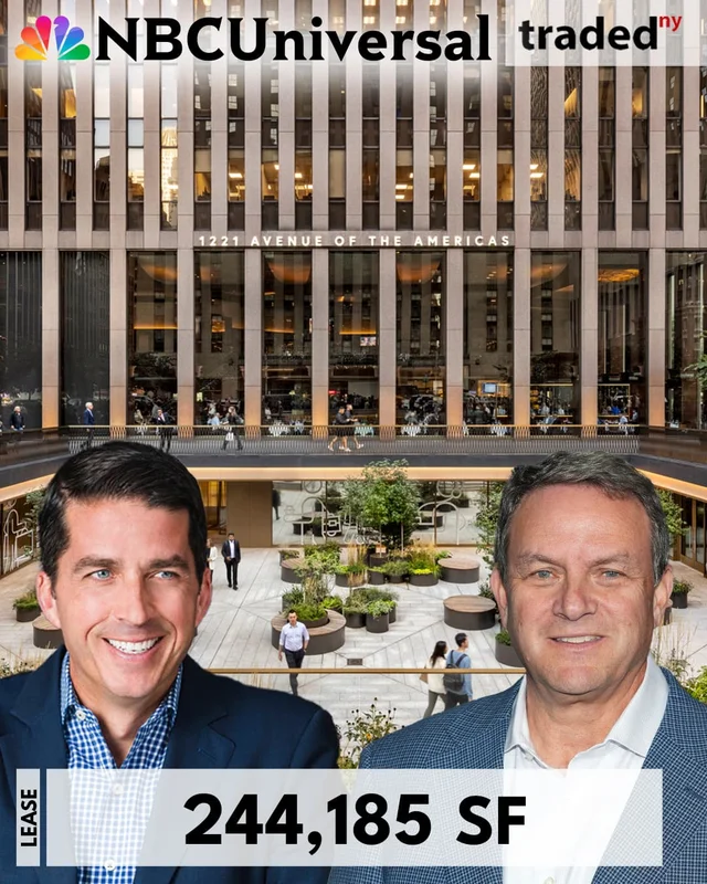 Mark Lazarus Of NBCUniversal Renews 244,185 Square Foot Lease At 1221 6th Avenue, Midtown Manhattan