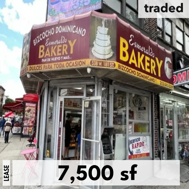 312 Food Corp. Leases Retail Space At 538 W 181st St, New York