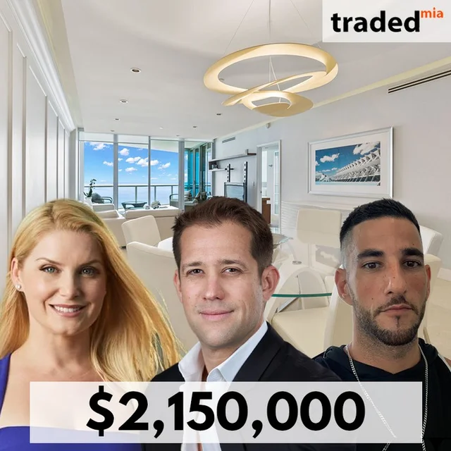 Beachfront Realty Inc Acquires Condo In Sunny Isles Beach For $2.15M With Buyer's Rep Doron Cohen And Seller's Rep Matias Alem - BRG International LLC