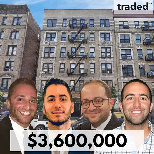Steven Kachanian, Jacob Namdar, & Adam Hajibai Acquire West Harlem Multifamily For $3.6M