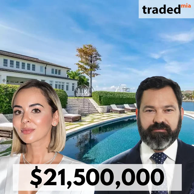 Nicole Martin & Anthony Lopez Acquire Coral Gables Single Family Property For $21.5M