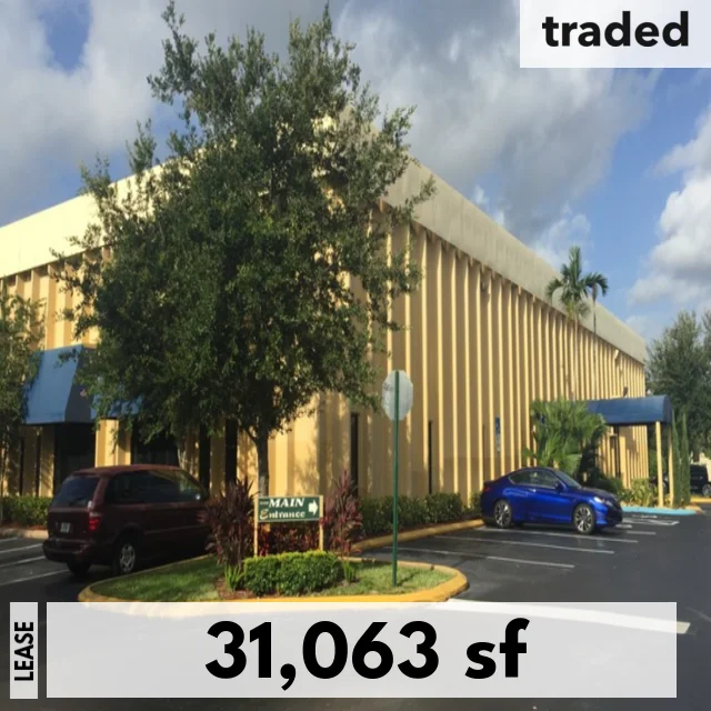 CoFe Fund 1 - Plantation, LLC Leases 31063 Square Feet At 1800 NW 66th Ave