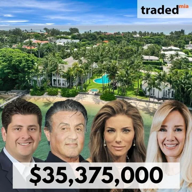 Sylvester Stallone & Jennifer Flavin Acquire Palm Beach SFR Estate For $35.4M