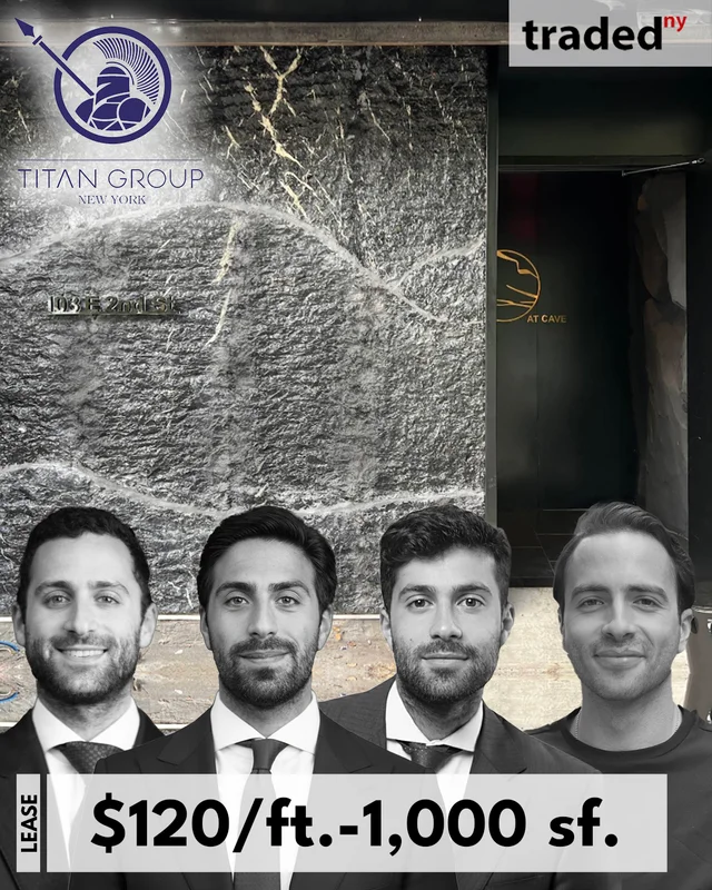 Cohen Family Leases Retail Space To At Cave Cocktail Bar At 103 East 2nd Street
