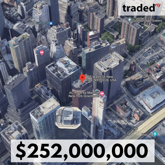 Vanbarton Group sells Office Property In Seaport For $252M