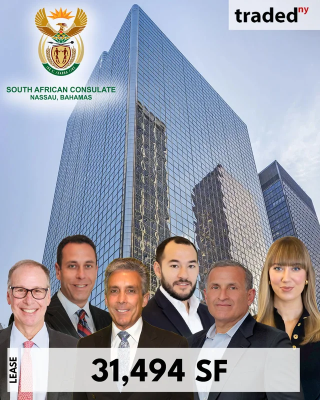The South African Consulate Leases Penthouse Office At 805 3rd Avenue Manhattan For 31,494 SF