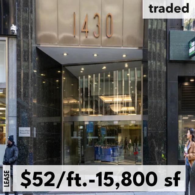 Bachrach Group Leases 15800 Square Feet At 1430 Broadway New York For $52 Per SF