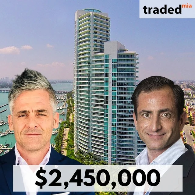 Bill Hessert Acquires Miami Beach Condo For $2.45M With Buyer's Rep Carlo Gambino & Seller's Rep Matias Derito Conway