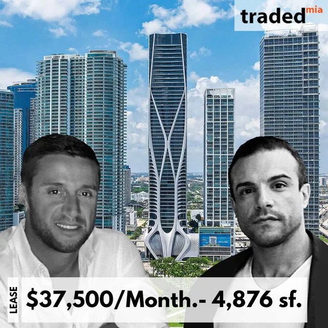 Edison Pulaha & Raul Bernal Complete Lease Deal For Miami Condo On 1000 Biscayne Boulevard