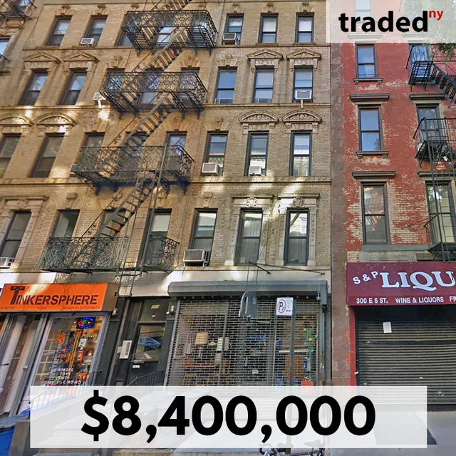 Rony Kravel Acquires East Village Multifamily For $8.4M