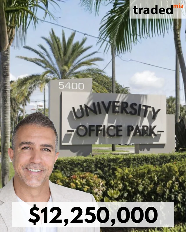 Robert Shub Acquires University Office Park In Davie Florida For $12.25 Million With Moshe Biton As Buyer's Representative