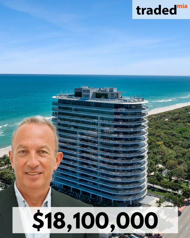8701 Collins Land Trust Purchases Oceanfront Condo From David Edelstein For $18.1M In Miami Beach