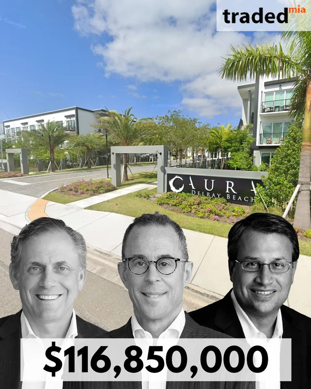 Jeff Blau And Bruce Beal Of Related Cos Acquire 292-Unit Aura Delray Beach From Brian J. Tusa For $116.85M