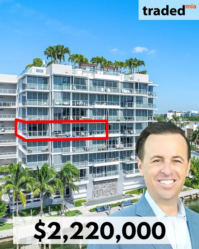 Eric Broad Of The Corcoran Group Represents Seller In $2.22M Bay Harbor Islands Condo Sale