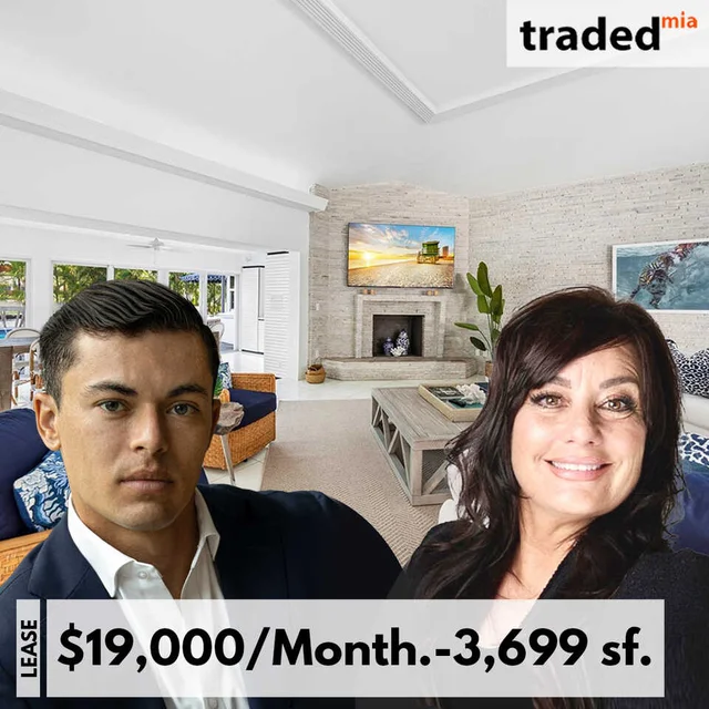 $19,000/Month Lease Agreement Signed For 3,699 SF SFR In Miami