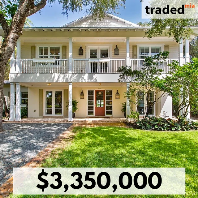 Fausto G Diaz Acquires Single Family Home In Miami,FL For $3.35M