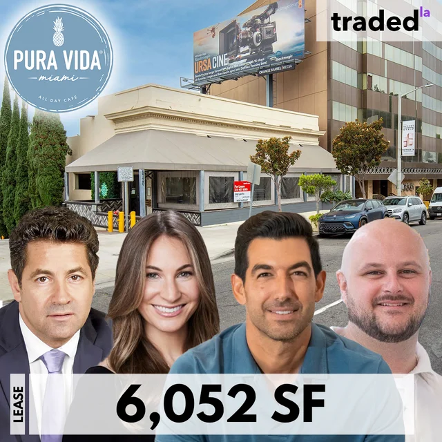 Omer Horev & Rob Marona Of Pura Vida Miami Lease Retail Space On West Sunset Boulevard