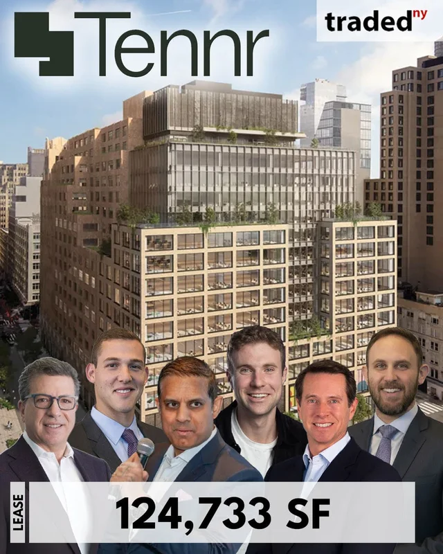 Trey Holterman Of Tennr Leases 124,733 Square Feet At 345 Hudson Street In Manhattan