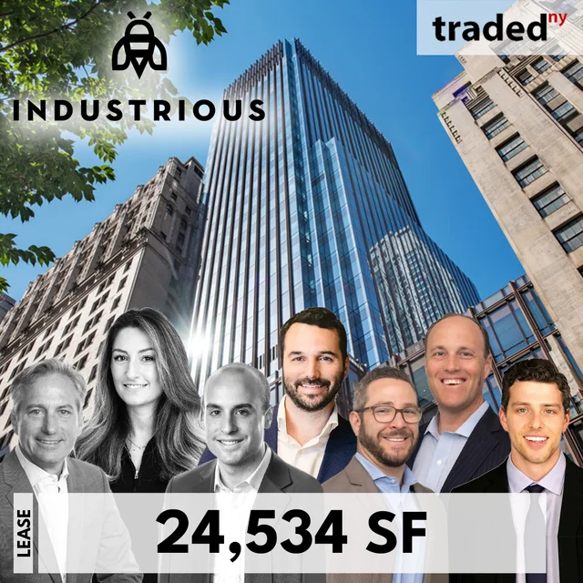 Industrious Signs Long-Term Lease With Trinity Church Wall Street For 24,534 Square Feet Office