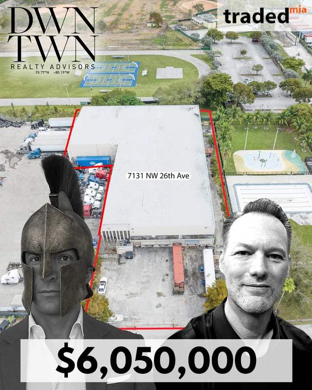 Jean Robert Cesar Purchases Industrial Property From Mahmoud & Walid Amrouch For $6.05M In Miami