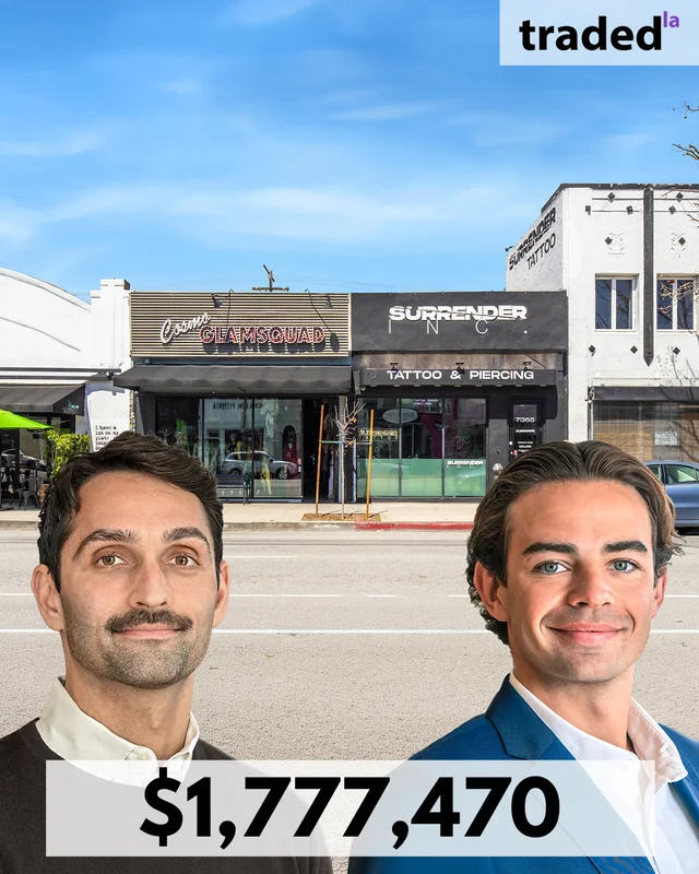 Shaheen Manshoory Acquires Retail Property On Melrose Avenue For $1,777,470 With David Hay As Buyer's Rep