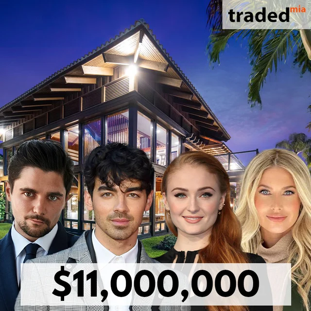 Joe Jonas & Sophie Turner Purchase Miami Single Family Home For $11M