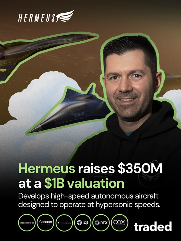 Hermeus Secures $350 Million Funding Led By Khosla Ventures With $1 Billion Valuation