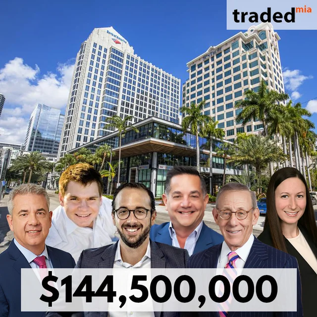 CP Group And Related Cos. Acquire Office Building On E. Las Olas Blvd In Fort Lauderdale For $144.5M
