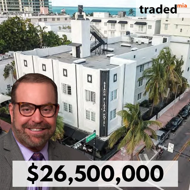 The Keyes Company Acquires Hotel On Collins Avenue In Miami Beach For $26.5M