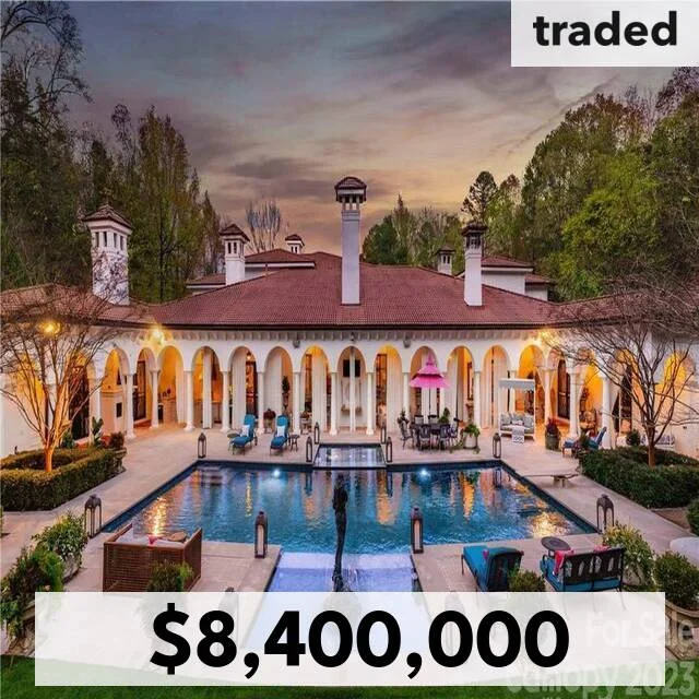 Mediterranean Florida-Style Estate In Charlotte Sells For Record $8.4M