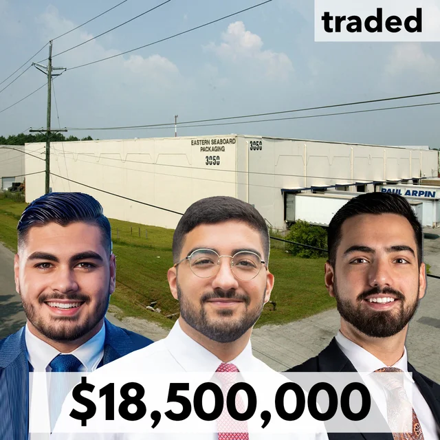 Jose Montero Raul Pino And Pablo Vignolo Of The Hype Real Estate Group Sell Industrial Asset For $18.5M
