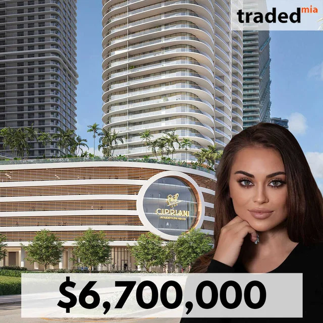 Reese Cenelli Acquires Cipriani Residences Condo In Miami For $6.7M