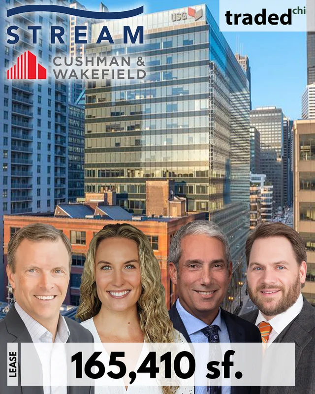 Manova Partners Leases 165410 SF Office Space To USG At 550 West Adams Street