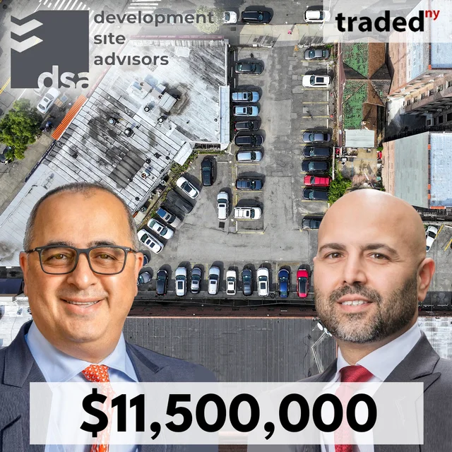 Lev Kimyagarov & Rubin Isak Of Development Site Advisors Facilitate $11.5M Sale Of Bronx Development Site