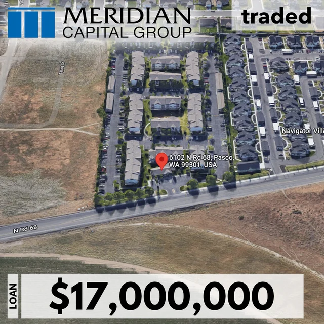 Meridian Capital Group Arranges $17M Multifamily Refinance In Pasco, WA