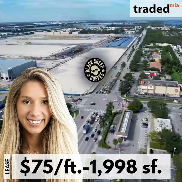 Black Sheep Coffee Leases Retail Space In Doral From SJC Ventures For 10 Years
