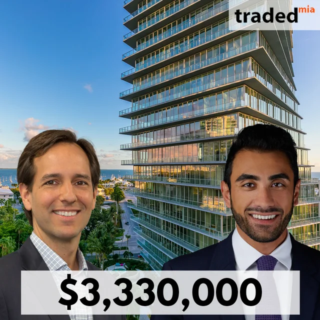 Tarlan Mamedov Of One Commercial RE Represents Buyer In $3.33M Condo Sale In Miami