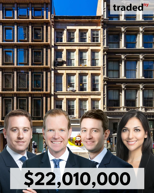 Avison Young Brokers $22.01M Mixed-Use Sale At 535 Broadway In Soho Manhattan