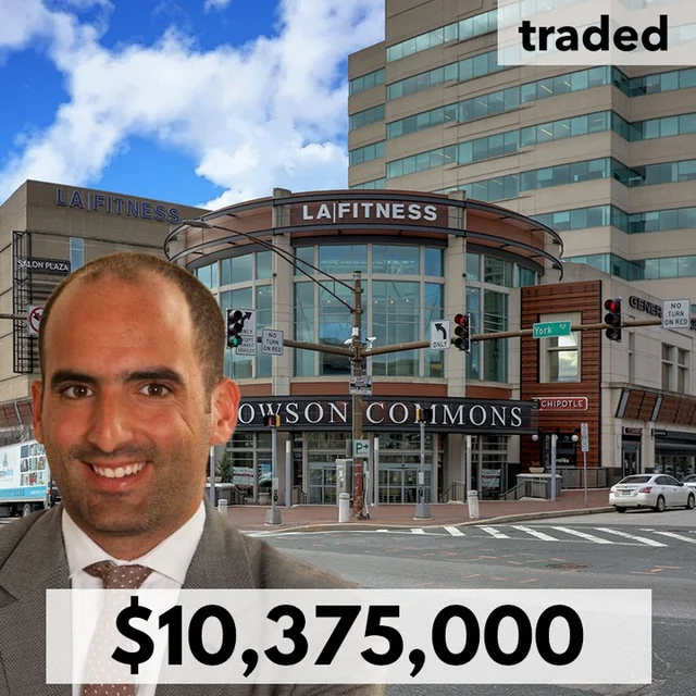 JTRE Holdings LLC Acquires Retail Property In Towson, MD From Garrison Investment Group