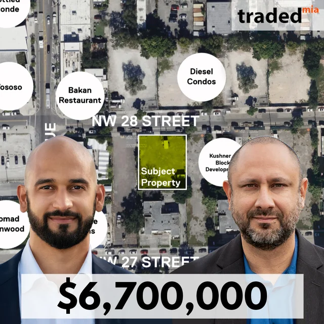 Robert Finvarb And Abie Hidary Acquire Development Site In Miami For $6.7M