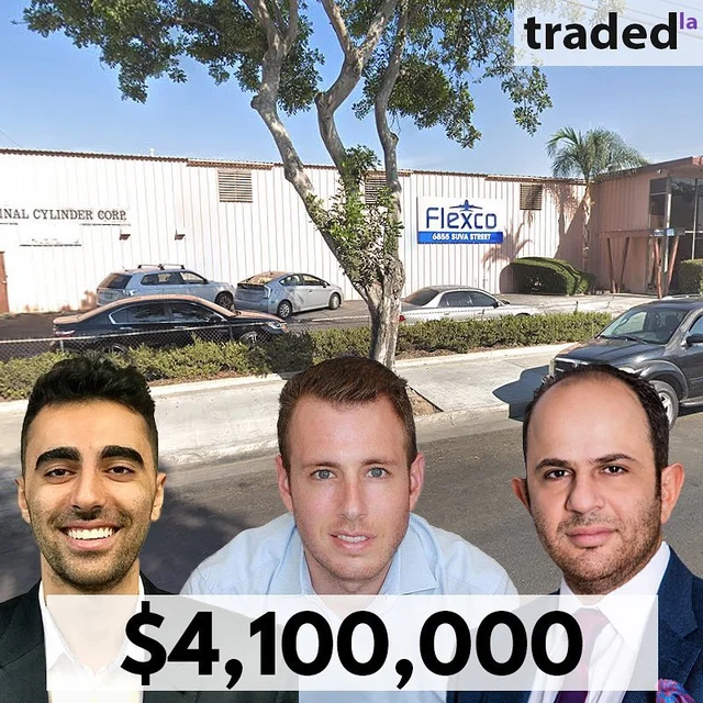 Ryan Adjnasian, Mark Blumenthal & Bobby Khorshidi Acquire Bell Gardens Industrial Property For $4.1M