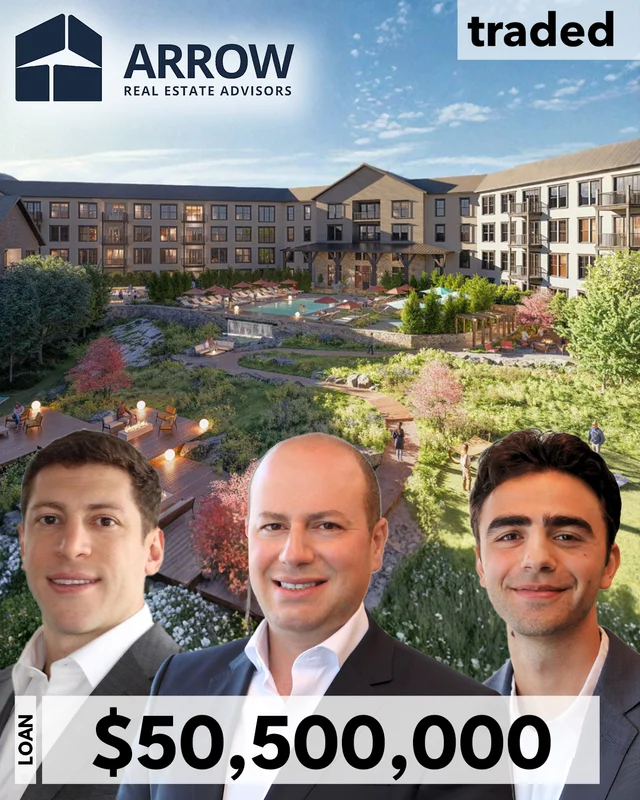 Morris Betesh, Andrew Rosenberg & Alex Bailkin Of Arrow Real Estate Advisors Secures $50.5M Construction Loan For Adult Active Development In Yorktown